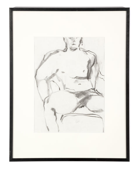 Chair Charcoal Drawing