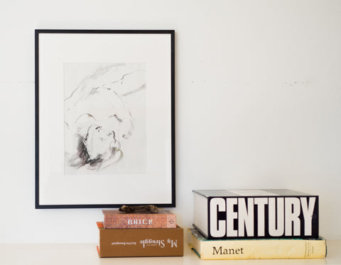 Nude Charcoal Drawing